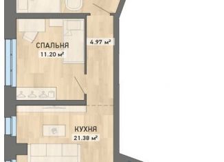 3-комнатная квартира на продажу, 81.7 м2, Екатеринбург, ЖК Нова парк