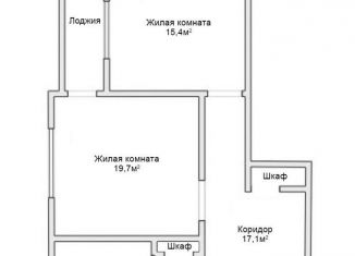 Продаю двухкомнатную квартиру, 67.1 м2, Екатеринбург, улица Антона Валека, улица Антона Валека