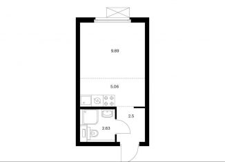 Продаю квартиру студию, 20.1 м2, Москва, метро Волгоградский проспект