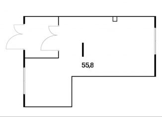 Сдается помещение свободного назначения, 55.8 м2, Москва, Красноказарменная улица, 15к1, Красноказарменная улица