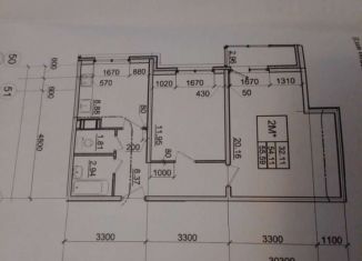 Продается 2-ком. квартира, 55.6 м2, деревня Янино-2