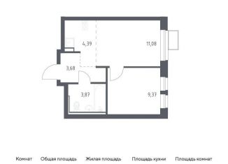 Продажа 1-комнатной квартиры, 32.4 м2, посёлок Жилино-1, жилой комплекс Егорово Парк, к3.1, ЖК Егорово Парк