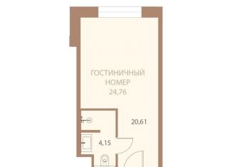 Продается 1-комнатная квартира, 24.8 м2, Липецк