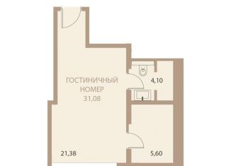 Продается 1-ком. квартира, 31.1 м2, Липецкая область