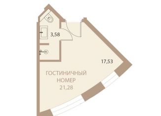 Продается 1-комнатная квартира, 21.3 м2, Липецк