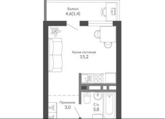 Продаю квартиру студию, 23.2 м2, Новороссийск