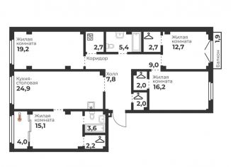 Продается 4-ком. квартира, 126.1 м2, Челябинская область