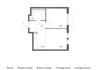 Продажа двухкомнатной квартиры, 37 м2, деревня Мисайлово