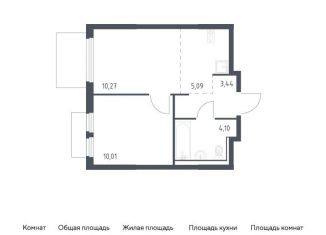 1-ком. квартира на продажу, 32.9 м2, Московская область