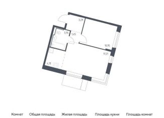 Продается 1-комнатная квартира, 40.8 м2, Москва, Молжаниновский район