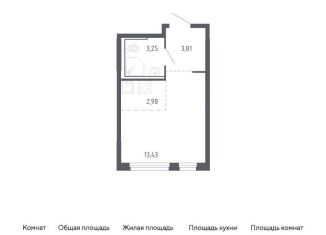 Квартира на продажу студия, 23.5 м2, Тюмень, Ленинский округ