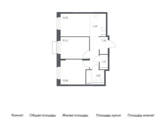 Продажа двухкомнатной квартиры, 51.2 м2, Москва, проезд Воскресенские Ворота