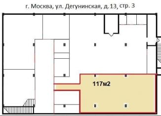 Сдаю в аренду торговую площадь, 117 м2, Москва, Дегунинская улица, 13с3, САО