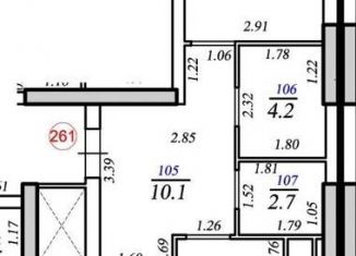 Продажа двухкомнатной квартиры, 63.5 м2, Самара, ЖК Сокол, Революционная улица, 101Вк1