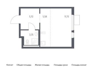 Квартира на продажу студия, 26.4 м2, Московская область, жилой комплекс Горки Парк, 8.1
