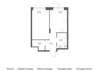Продаю однокомнатную квартиру, 34.4 м2, Балашиха, жилой квартал Новоград Павлино, к34