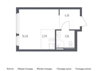 Продаю квартиру студию, 22.5 м2, село Остафьево, жилой комплекс Остафьево, к22