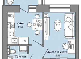 Продам 1-комнатную квартиру, 32 м2, Кировская область