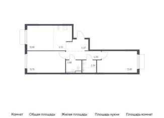 Продажа 3-комнатной квартиры, 60 м2, Московская область