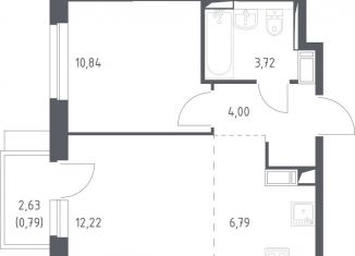 Продам 1-комнатную квартиру, 38.1 м2, Московская область, жилой комплекс Прибрежный Парк, к5.2