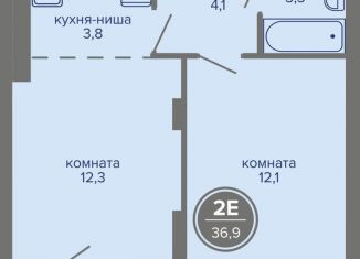 Продается 2-ком. квартира, 36.9 м2, Пермский край, шоссе Космонавтов, 309А
