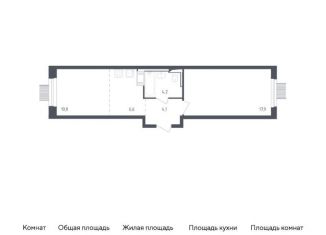 Продам однокомнатную квартиру, 43.6 м2, Московская область, жилой комплекс Мытищи Парк, к4.2