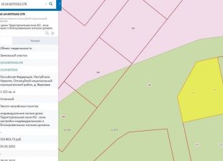 Продаю земельный участок, 11.5 сот., деревня Верховье, 86К-187, 4-й километр