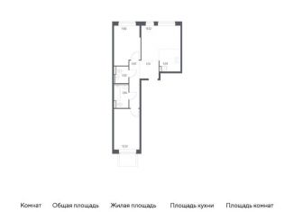 Продам двухкомнатную квартиру, 60.7 м2, Санкт-Петербург, Советский проспект, 10
