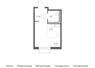 Продам квартиру студию, 21.9 м2, посёлок Песочный