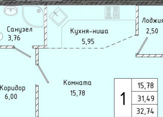 Продажа квартиры студии, 32.7 м2, Крым