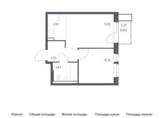 Продаю двухкомнатную квартиру, 37.1 м2, Балашиха