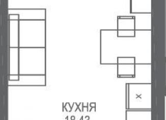 Продается квартира студия, 26.7 м2, поселок Семидворье