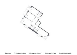 Продажа 3-комнатной квартиры, 79.2 м2, село Лайково, жилой комплекс Рублёвский Квартал, 57