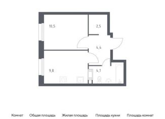 Продаю 1-комнатную квартиру, 31.2 м2, Москва, проспект Куприна, 30к9