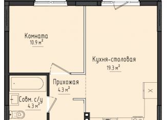 Продаю однокомнатную квартиру, 39 м2, Ижевск, Октябрьский район, Центральная площадь