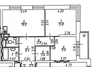 Продается 2-комнатная квартира, 67.6 м2, Москва, улица Наташи Качуевской, 3, метро Улица Дмитриевского