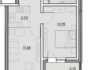 Продается 1-комнатная квартира, 44.2 м2, Иркутск, ЖК Zenith