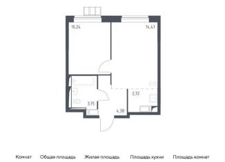 Продается 2-ком. квартира, 35.6 м2, поселение Рязановское, ЖК Алхимово