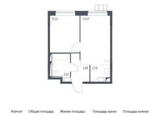 Продается 2-комнатная квартира, 34.2 м2, поселение Рязановское, ЖК Алхимово