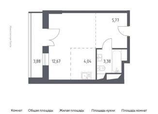 Квартира на продажу студия, 29.7 м2, деревня Раздоры