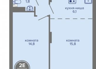 Продаю двухкомнатную квартиру, 52.7 м2, Пермский край, шоссе Космонавтов, 309А