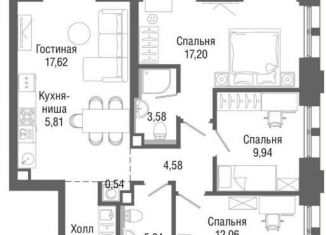 Продам 3-комнатную квартиру, 82 м2, Москва, Ильменский проезд, 14к3, Ильменский проезд