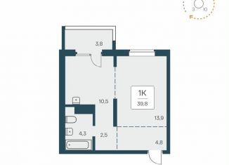 Продажа 1-комнатной квартиры, 39.8 м2, Новосибирск, Центральный район, площадь Ленина