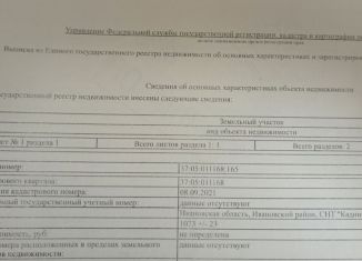 Продажа участка, 11 сот., СНТ Кадниково