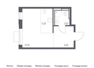 Квартира на продажу студия, 25.8 м2, Московская область, жилой комплекс Прибрежный Парк, 10.2