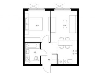 Продажа однокомнатной квартиры, 36.1 м2, Щербинка, улица Мостотреста