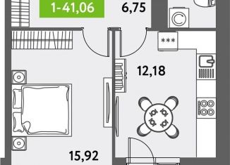 Продаю 1-комнатную квартиру, 41.9 м2, Санкт-Петербург, муниципальный округ Звёздное, Пулковское шоссе, 30