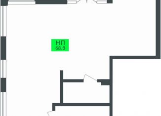 Продажа помещения свободного назначения, 68.8 м2, деревня Дударева, улица Сергея Джанбровского, 2