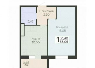 Продам 1-ком. квартиру, 35.1 м2, Москва, район Южное Бутово, Джанкойская улица, 7