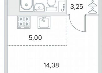 Продаю квартиру студию, 27.8 м2, городской посёлок Янино-1